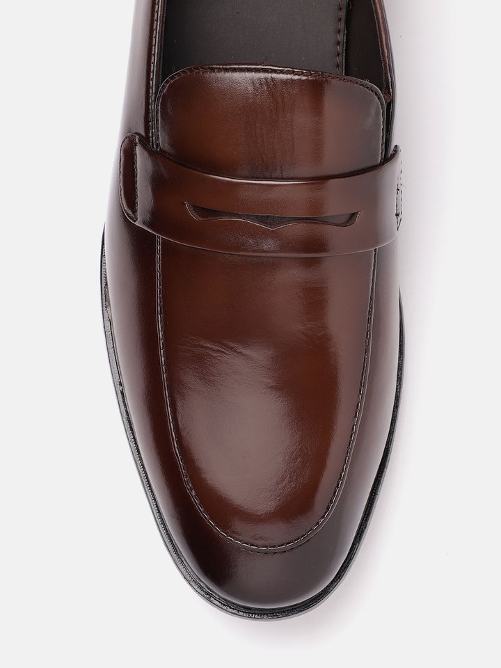 House of Pataudi Men Formal Penny Loafers