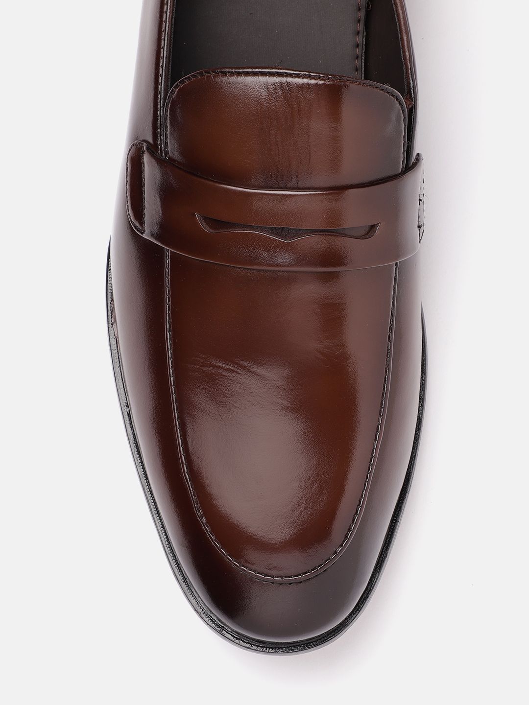 House of Pataudi Men Formal Penny Loafers