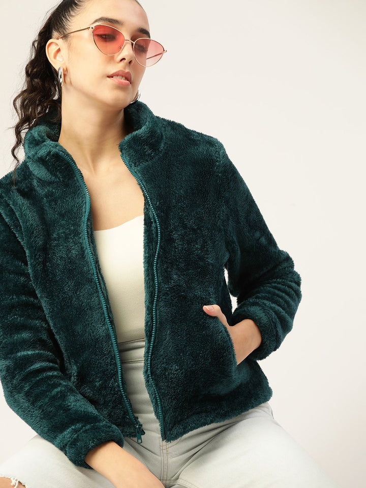 Dressberry Women Green Tailored Jacket