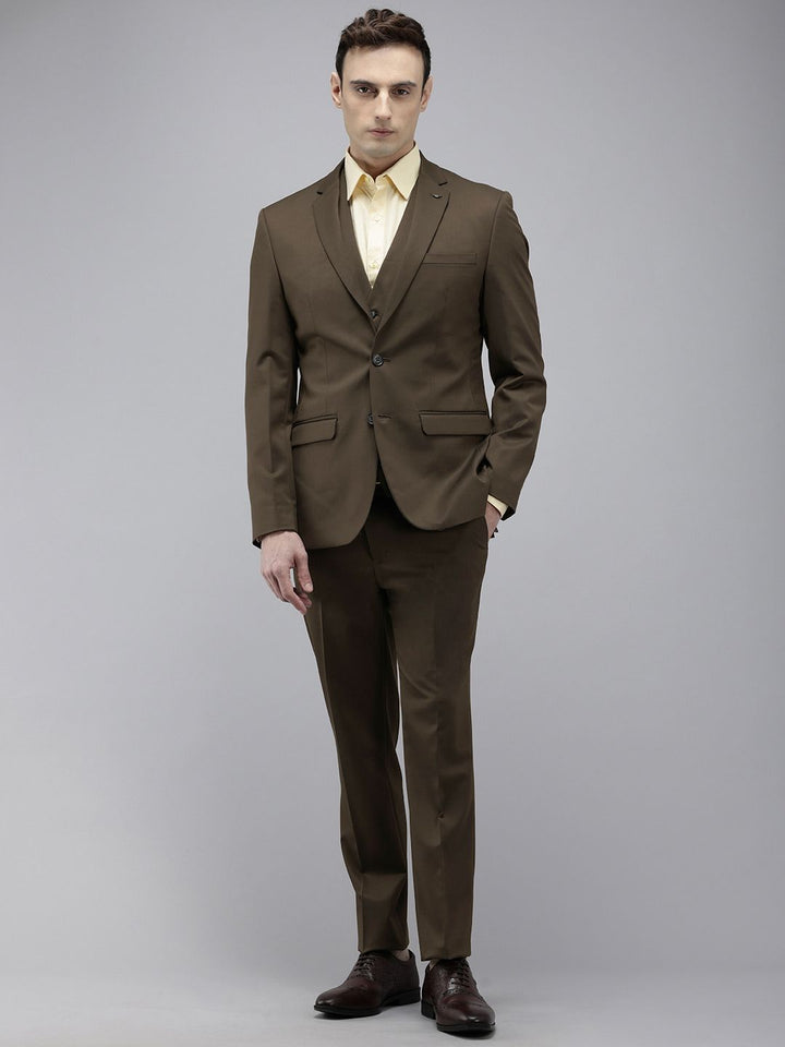 Park Avenue Super Slim Fit  Single Breasted 3-Peice Formal Suit