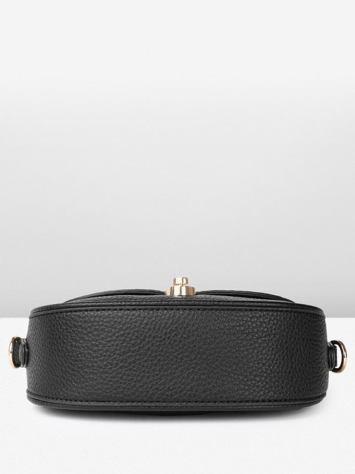 DressBerry Textured Structured Handheld Bag