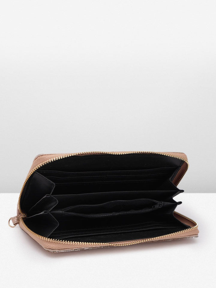 Lino Perros Women Embellished Zip Around Wallet