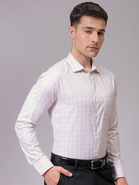 The Indian Garage Co. X Luxe Men Slim Fit Multi Stripes Opaque Striped Formal Shirt