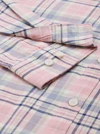Being Human Tartan Checked Slim Fit Opaque Pure Cotton Casual Shirt