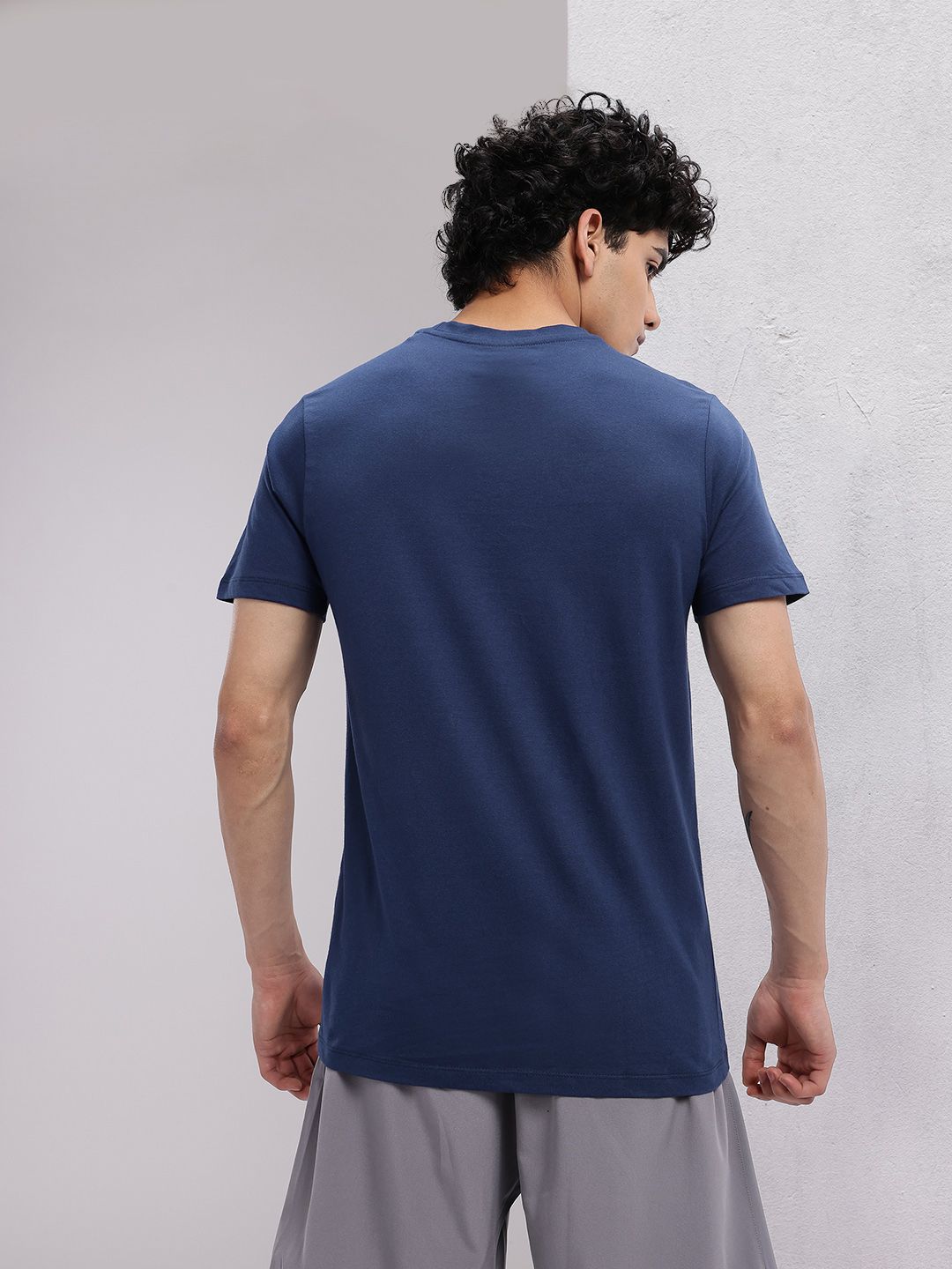 HRX by Hrithik Roshan Brand Logo Print Training T-shirt