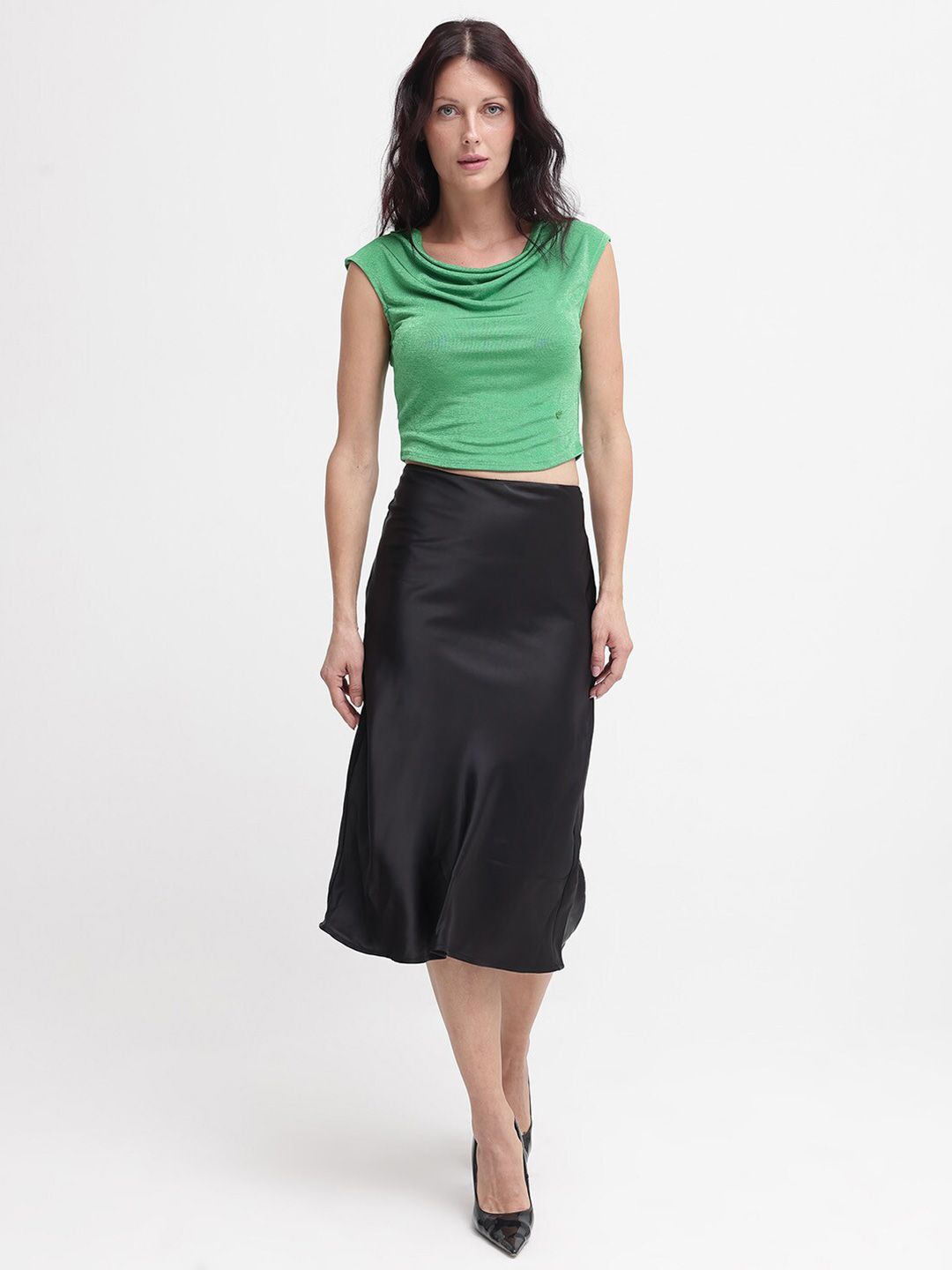 RAREISM Cap Sleeves Styled Back Top