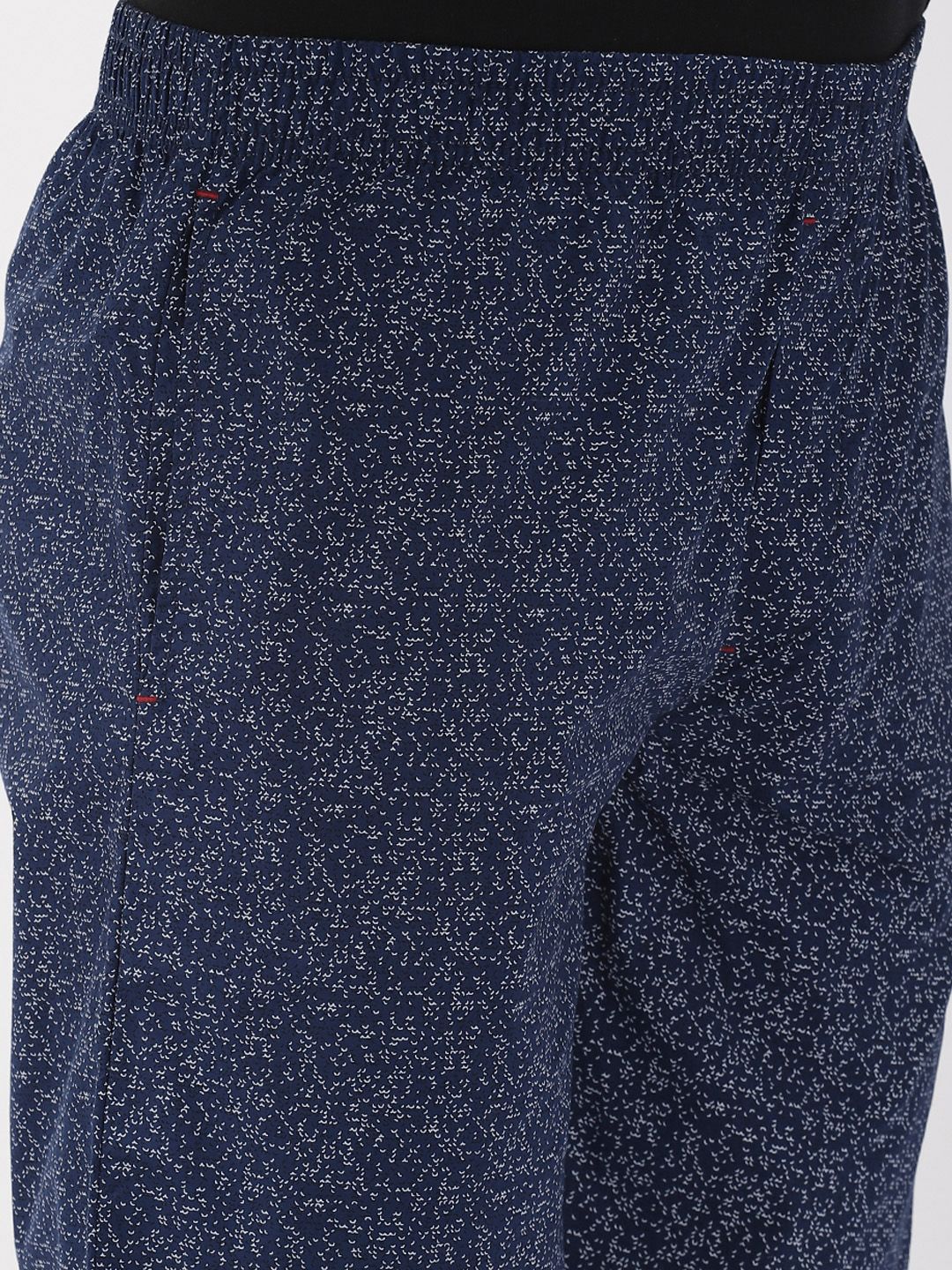 The Indian Garage Co Men Navy Blue Printed Lounge Pants