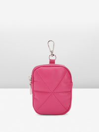 Lino Perros Fuchsia Structured Quilted Handheld Bag