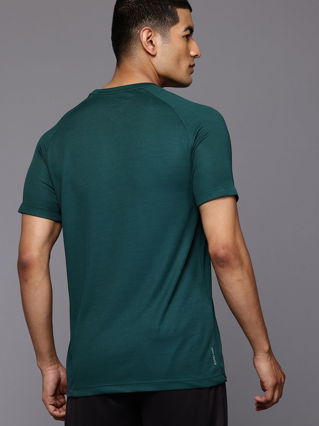 HRX by Hrithik Roshan Printed Rapid-Dry Extended Sleeves Running T-shirt