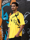 The Indian Garage Co Men Printed Pockets Boxy T-shirt