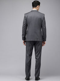 Park Avenue Self Design Super Slim Fit Single Breasted 3-Peice Party Suit