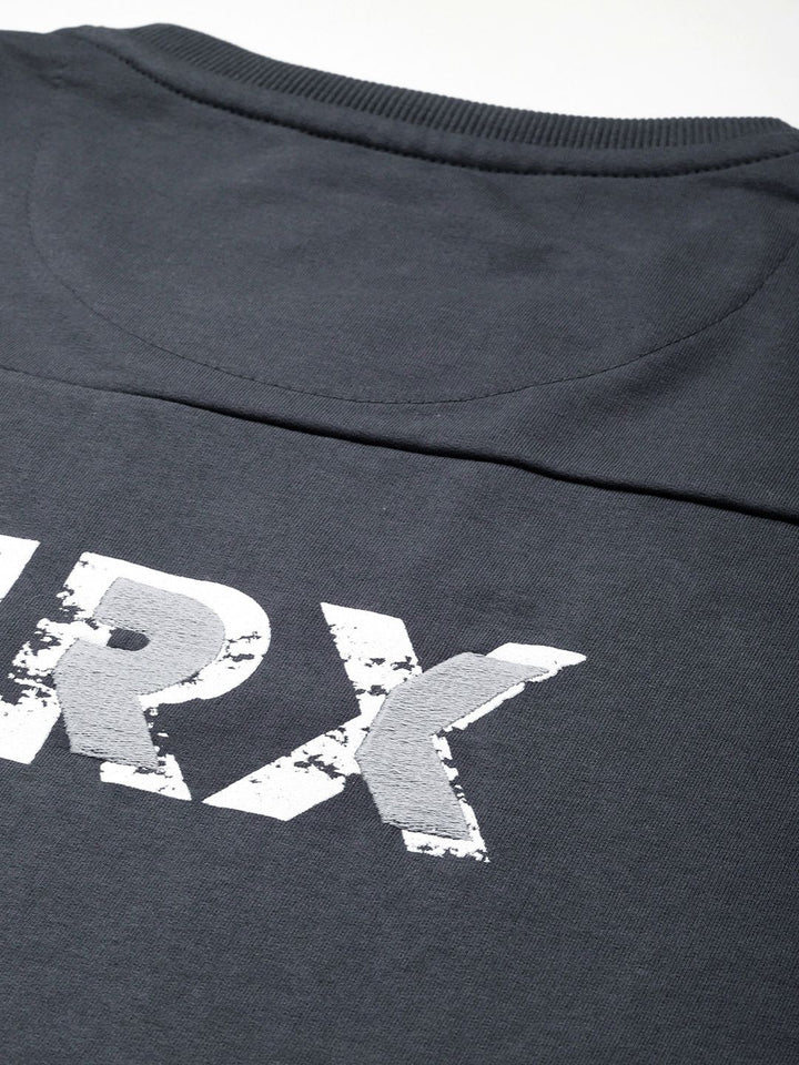HRX by Hrithik Roshan Cotton Back Print Lifestyle Sweatshirt