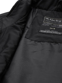 The Indian Garage Co Men Typographic Print Zip-Front Biker Jacket