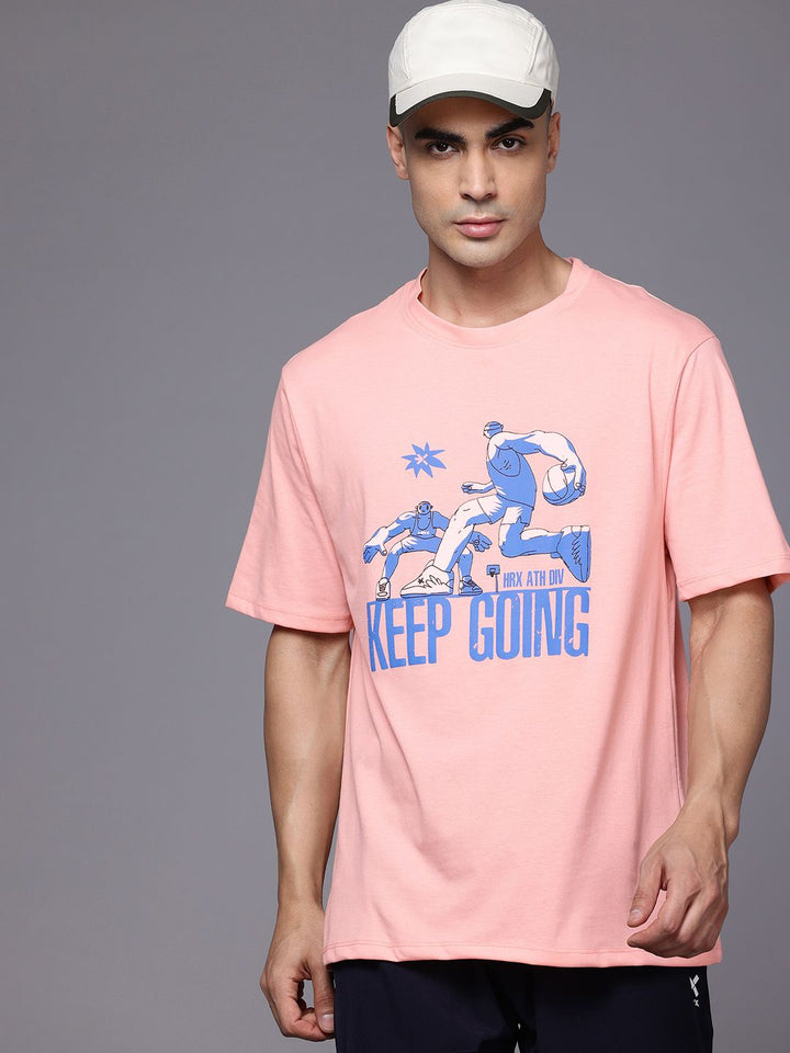 HRX by Hrithik Roshan Printed Lifestyle Relaxed T-shirt