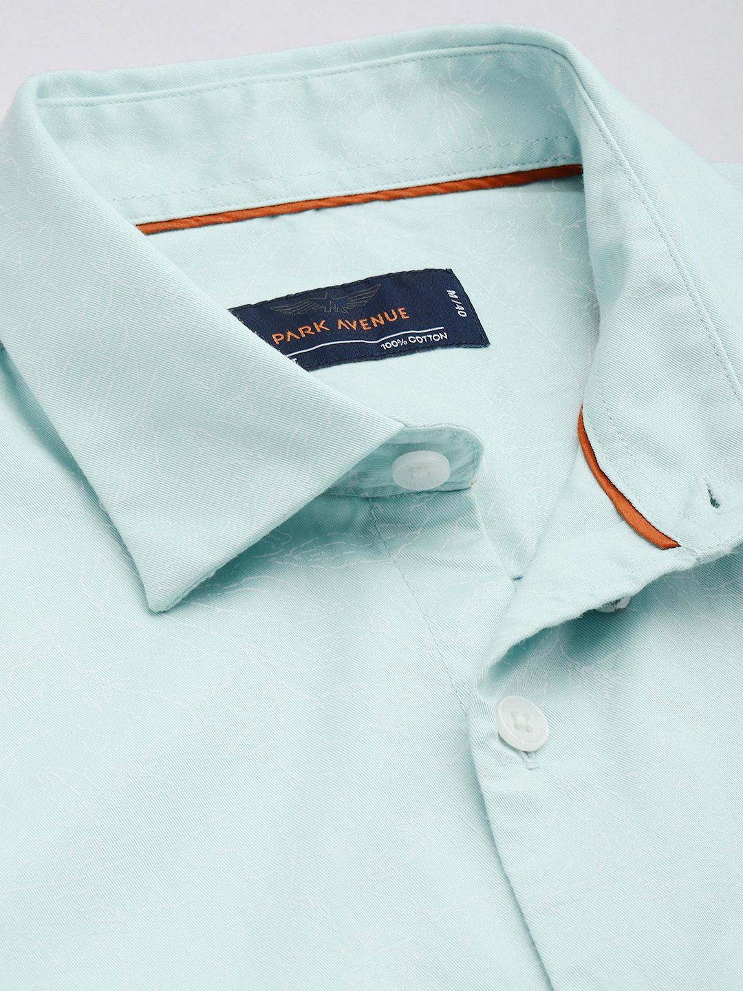 Park Avenue Slim Fit Floral Printed Pure Cotton Casual Shirt