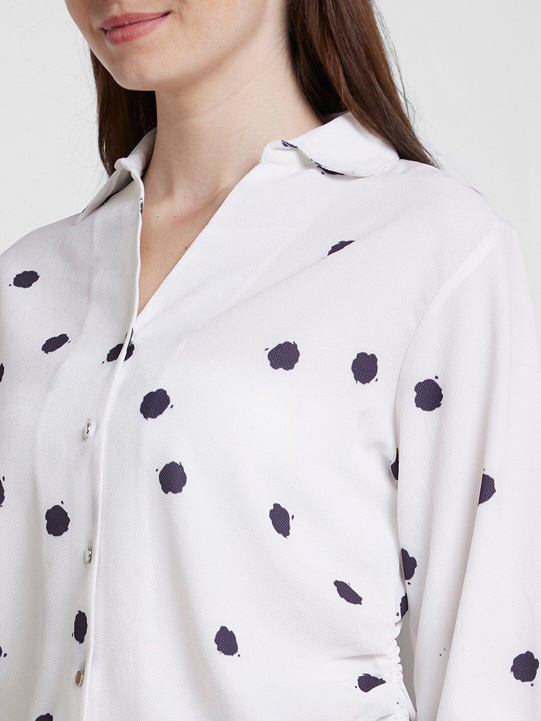 SPYKAR Classic Abstract Printed Spread Collar Opaque Cotton Casual Shirt