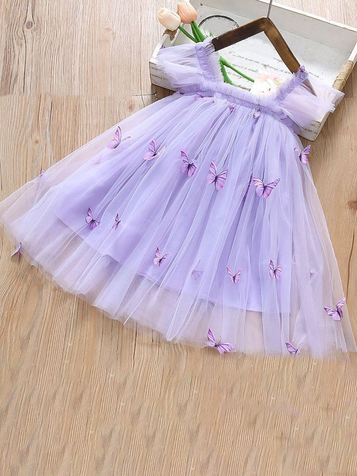 YK Girls Cotton Fit & Flare Dress