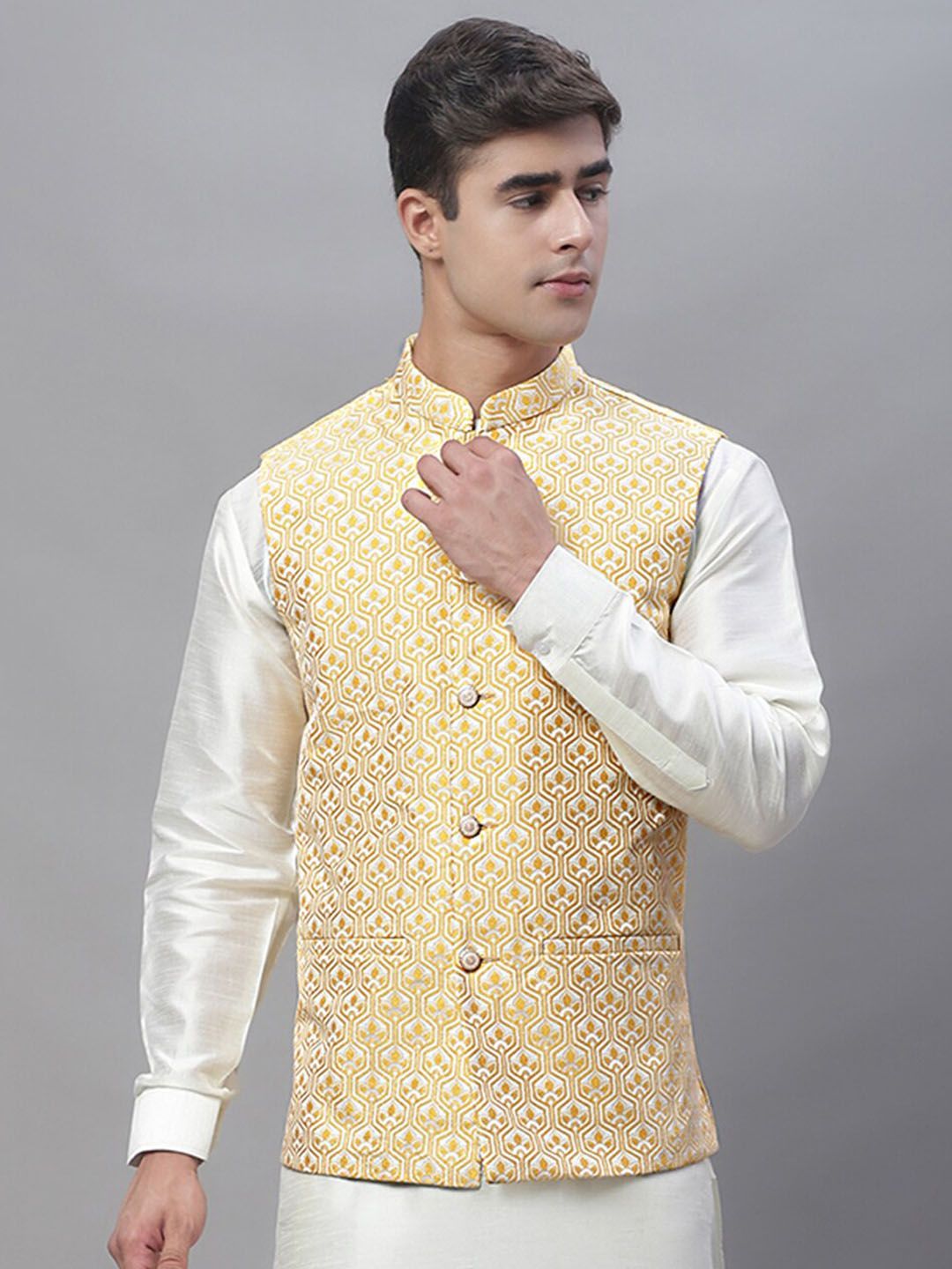Anouk Men Woven Design Jackets
