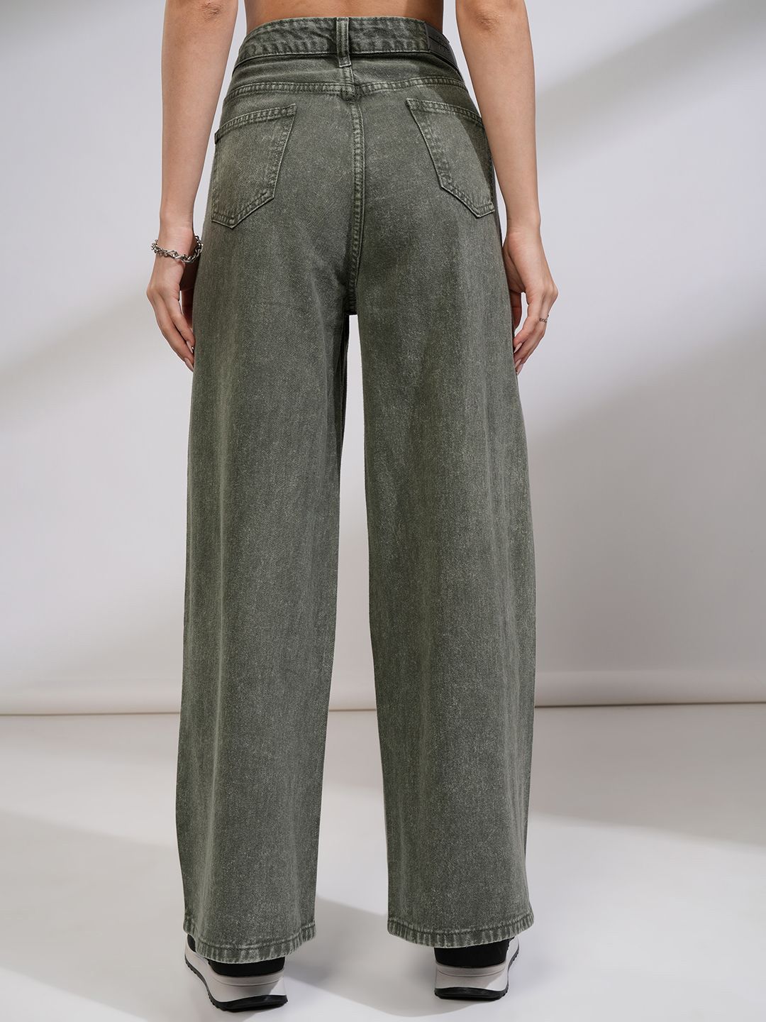 Tokyo Talkies Women High Waist Fla Jeans