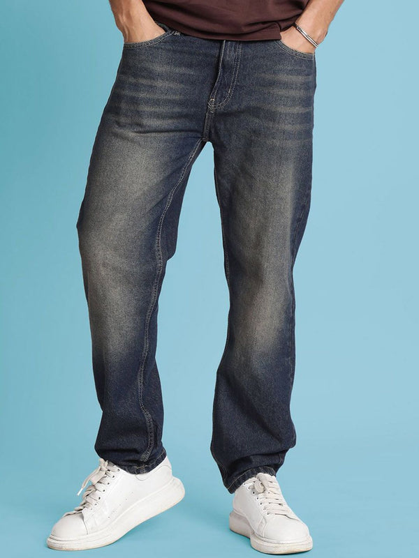 Bene Kleed Men Relaxed Fit Mid-Rise Tinted Jeans