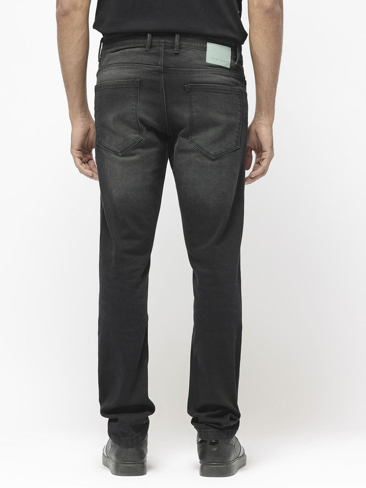 RARE RABBIT Men Hawkins Mid-Rise Slim Fit Stretchable Cotton Jeans