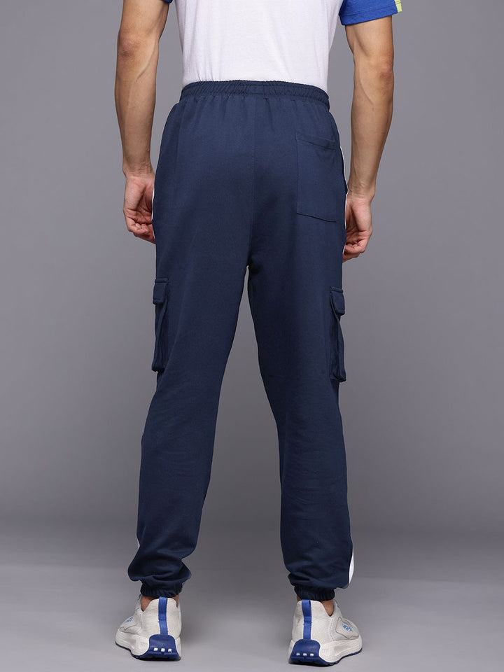 HRX by Hrithik Roshan Men Colourblocked Cargo Style Track Pants