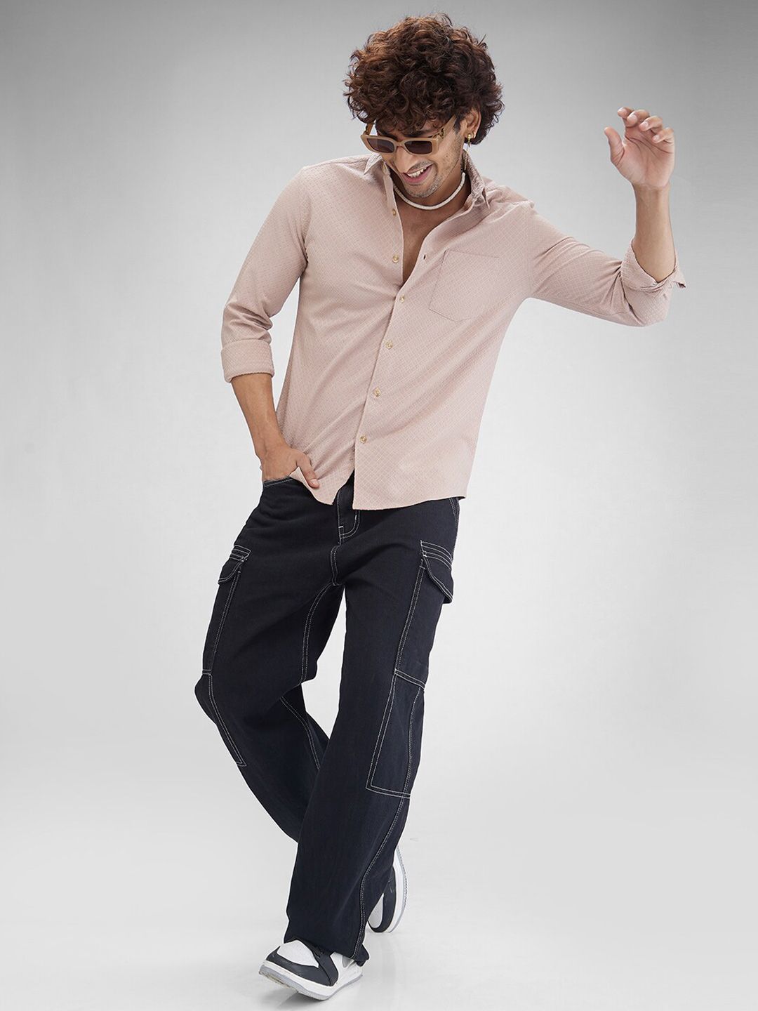 VASTRADO Men Classic Slim Fit Casual Shirt