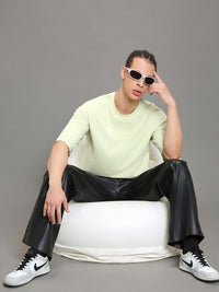 Bewakoof Drop-Shoulder Sleeves Oversized Cotton T-shirt