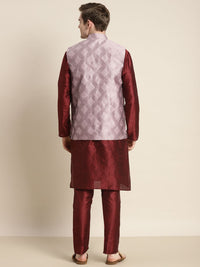 SOJANYA Men Solid Kurta with Churidar