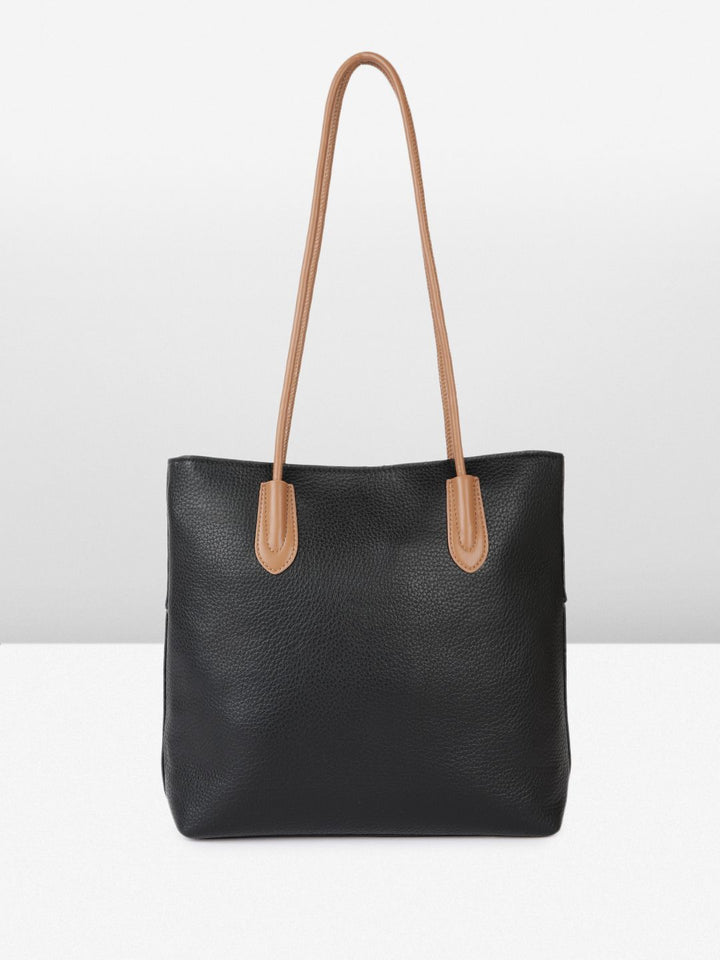 DressBerry Textured Structured Shoulder Bag