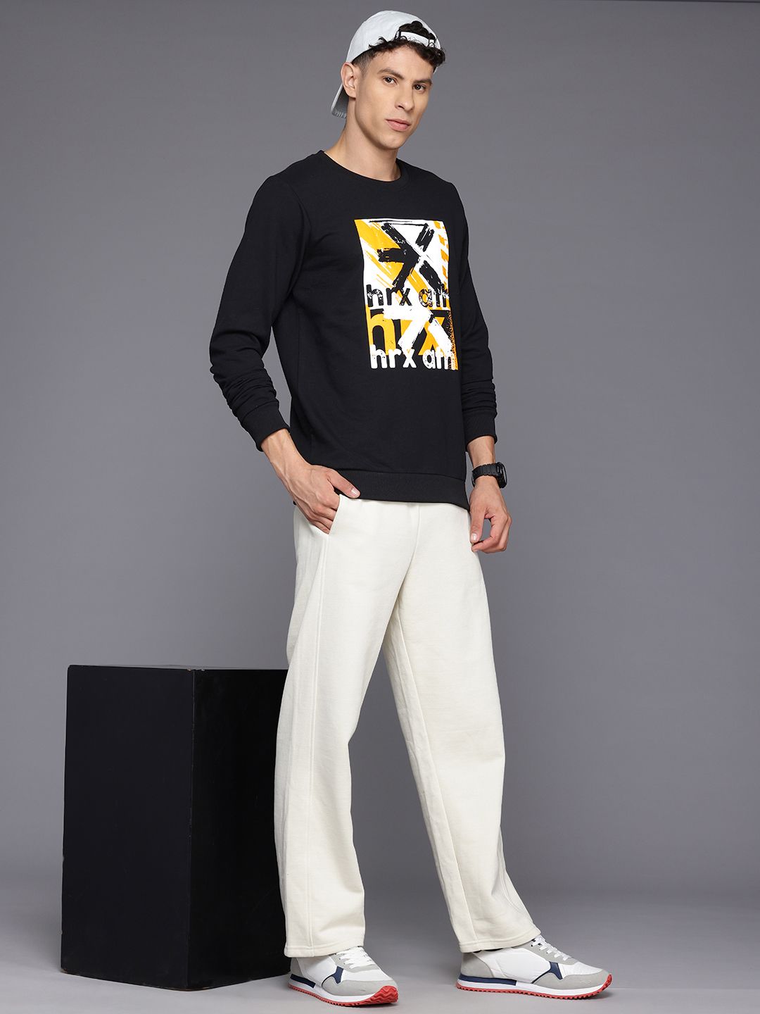 HRX by Hrithik Roshan Printed Lifestyle Sweatshirt
