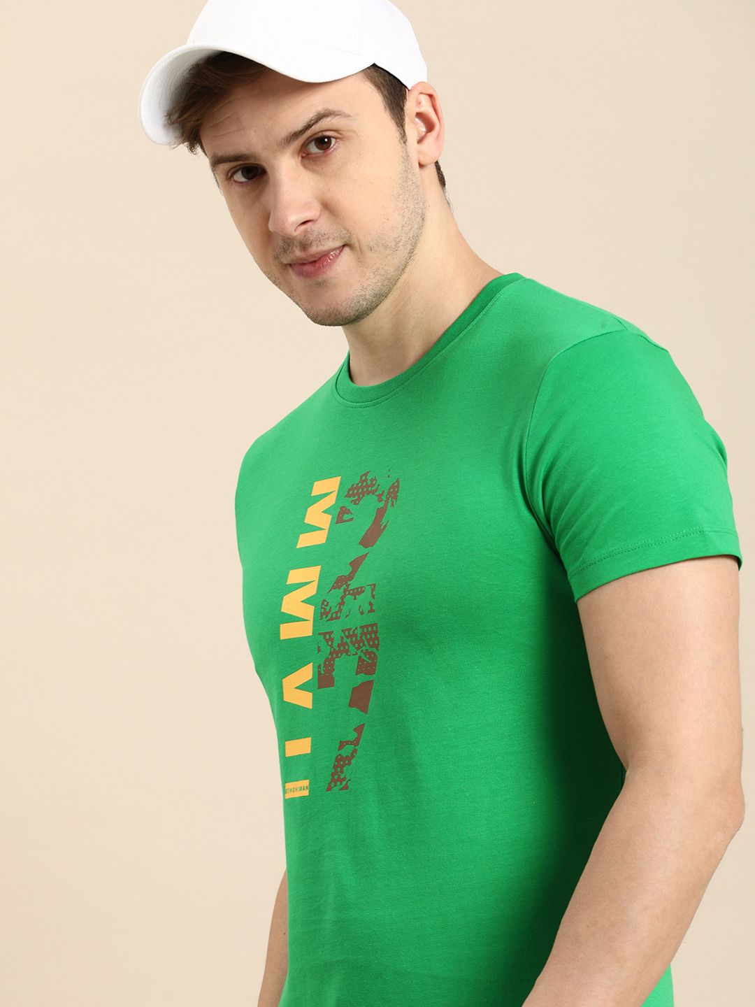 Being Human Printed Pure Cotton T-shirt