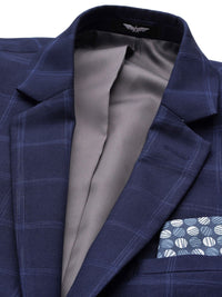 Park Avenue Neo Fit 2-Piece Checked Formal Suit