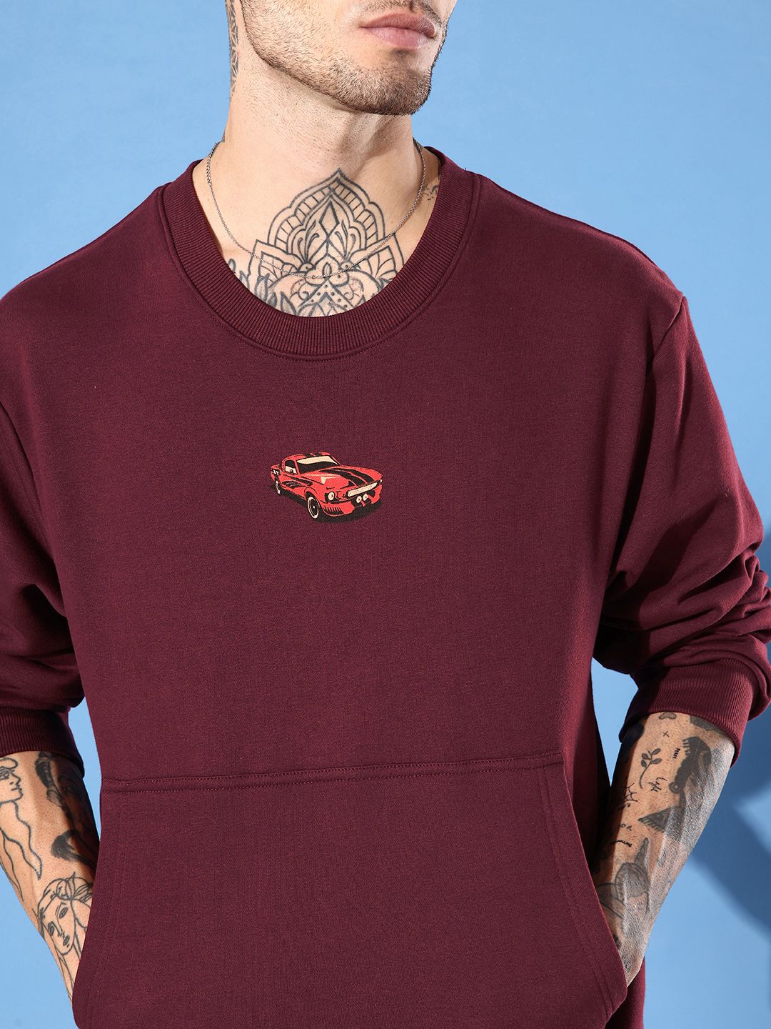 DILLINGER Men Graphic Printed Oversized Sweatshirt