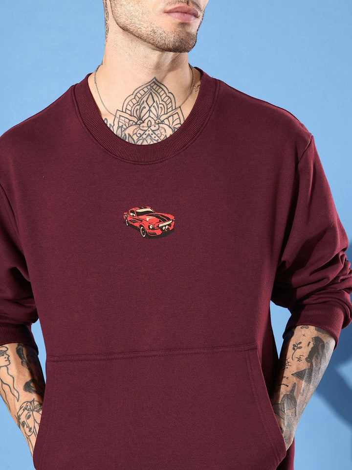 DILLINGER Men Graphic Printed Oversized Sweatshirt