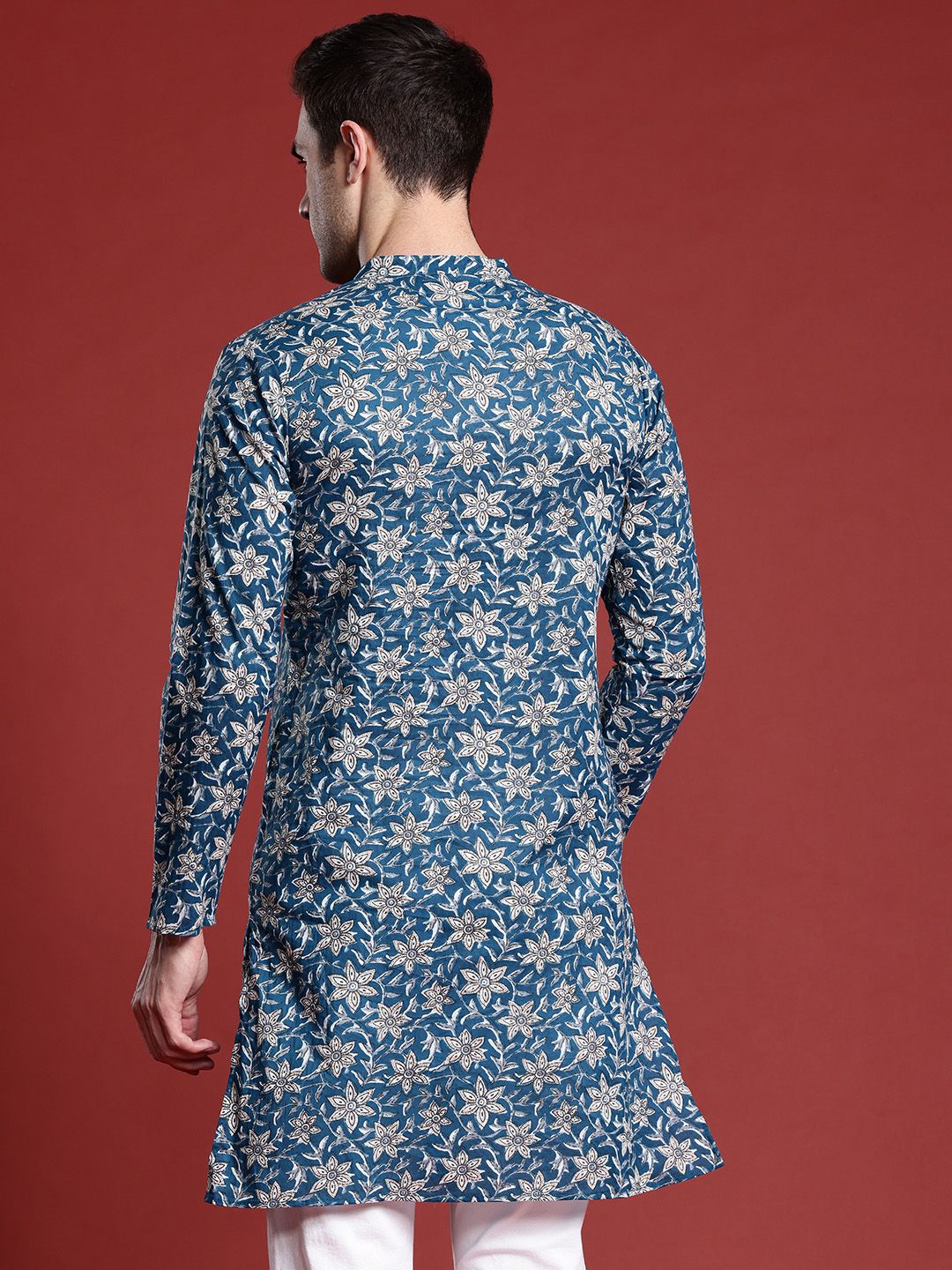 Anouk Men Ethnic Motifs Printed Pure Cotton Kurta