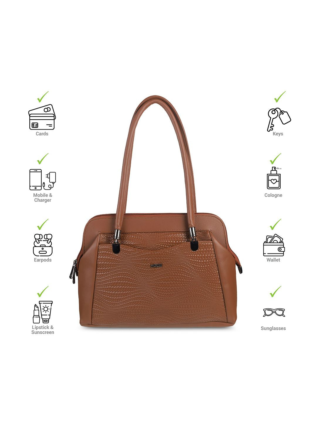Mochi Women Textured Structured Shoulder Bag