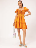 DressBerry Comfy Princess Smocked Tiered Dress