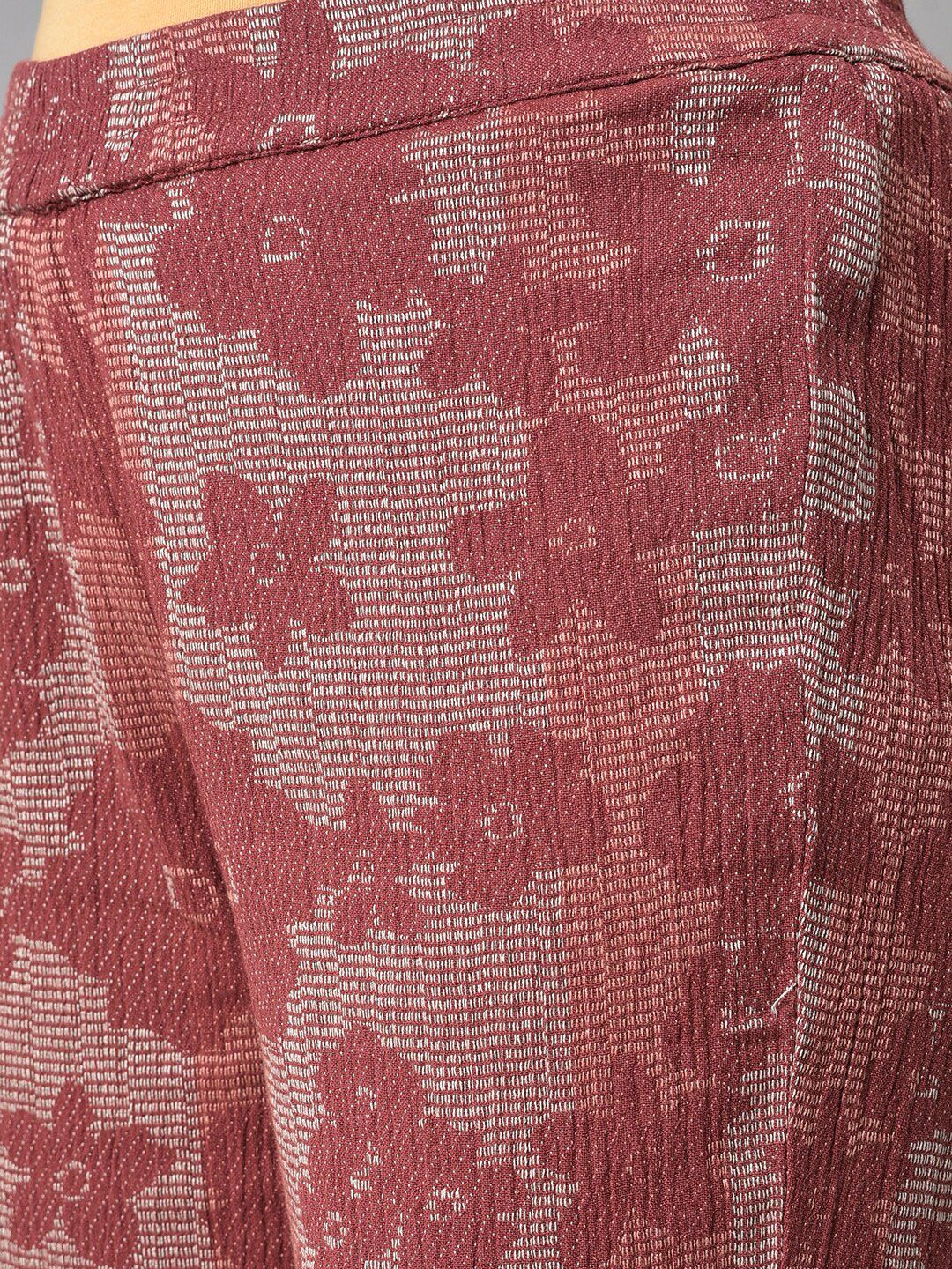 W Women Printed Cotton Kurta with Trousers