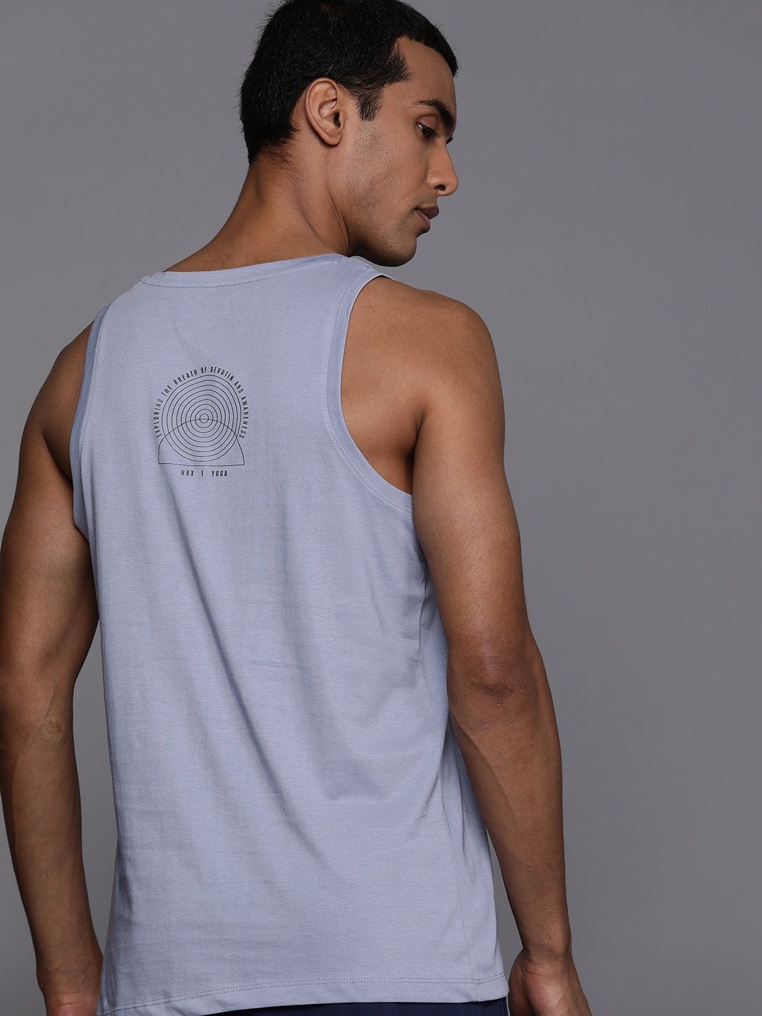 HRX by Hrithik Roshan Men Pure Cotton Yoga T-shirt