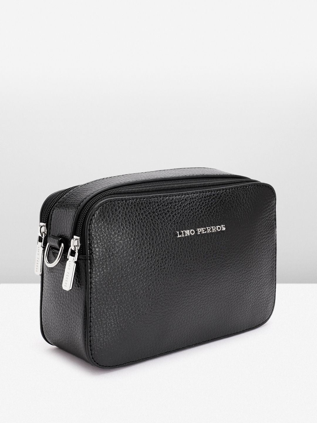 Lino Perros Textured Structured Sling Bag
