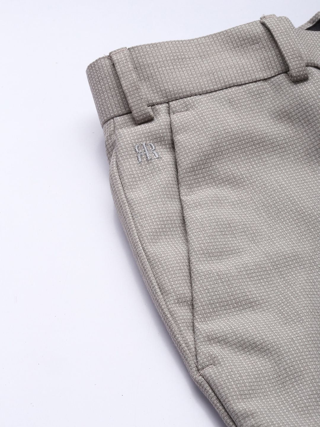 Raymond Men Textured Slim Fit Formal Trouser