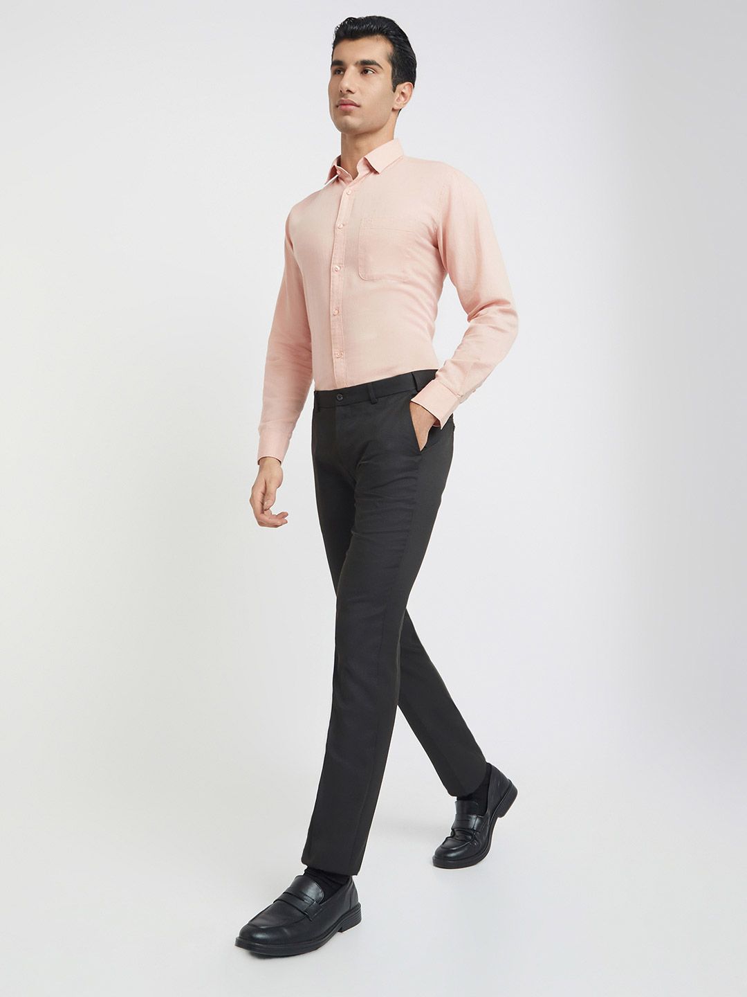 Raymond Men Slim Fit Formal Trousers