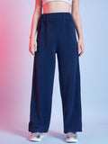 STREET 9 BASICS Women Relaxed Loose Fit Wide Leg Trousers