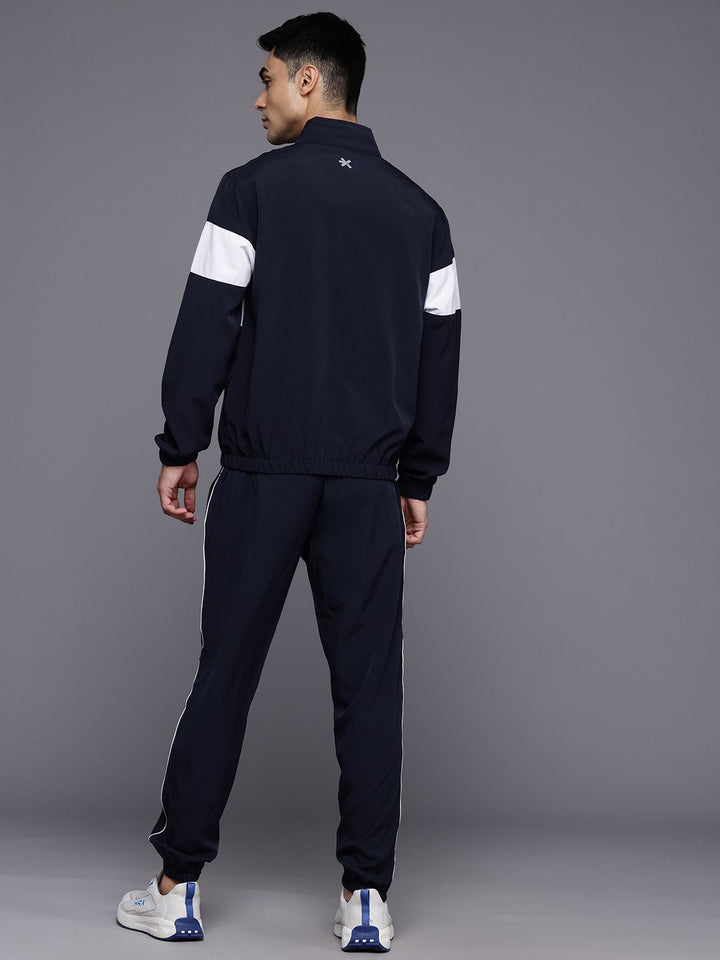 HRX by Hrithik Roshan Striped Rapid-Dry Running Tracksuit