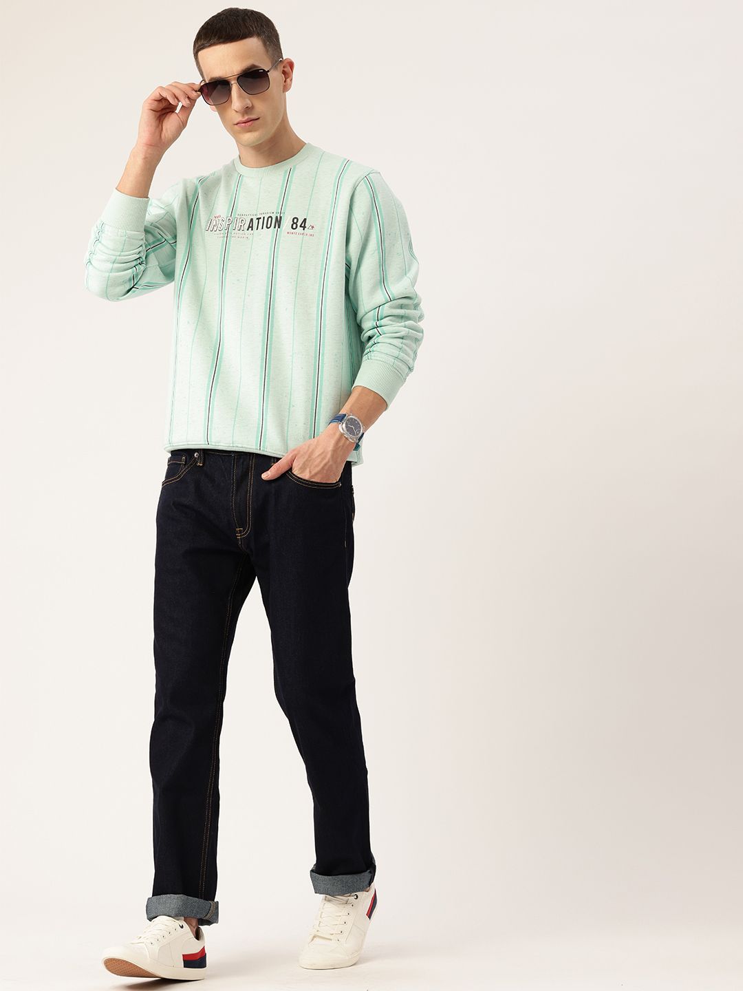 Monte Carlo Striped Sweatshirt