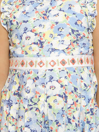 Nauti Nati Girls Printed Dhoti Basic Jumpsuit