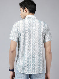 SPYKAR Pure Cotton Printed Slim Fit Casual Shirt