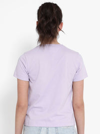 RAREISM Lee Graphic Printed Round Neck Cotton T-shirt