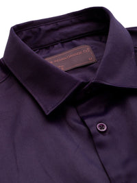 The Indian Garage Co Men Solid Slim Fit Opaque Formal Shirt